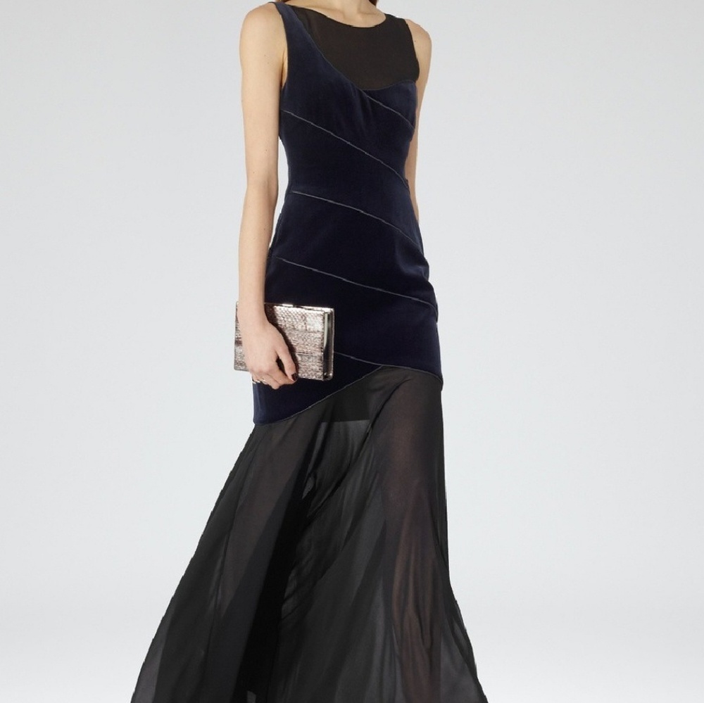 Reiss Kora Asymmetrical Gorgeous Gown - Picture 2 of 2